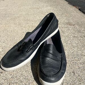 Cole Haan Black Leather Loafers